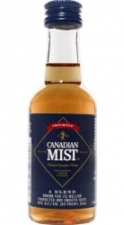 Whisky Canadian Mist 40% 50ml miniatura etik4