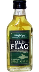 Whiskey Old Flag 40% 40ml miniatura