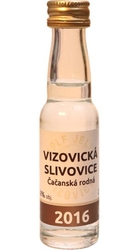 Slivovice Čačanská rodná 2016 50% 20ml miniatura