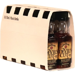 Whisky Jim Beam 45% 50ml Devils Cut90 x10 mini