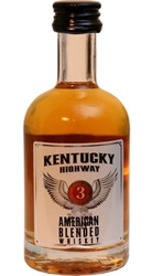 Whiskey Kentucky Highway 3Years 40% 50ml mini eti2