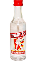 Vodka Tovaritch! 40% 50ml Russian vodka Miniatura