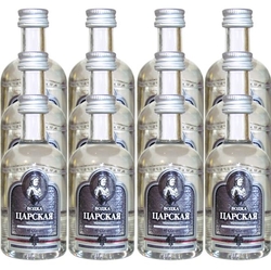 Vodka Carskaja Original 40% 50ml x12 mini