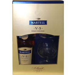 Martell VS fine cognac 40% 0,7l 2x sklo etik4