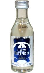Vodka Saint Petersburg 40% 50ml miniatura