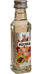 Puschkin Nuts & Nougat 17,5% 20ml miniatura etik2