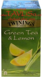 čaj zelený Green tea a Lemon 25x2g Twinings