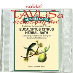 koupel Eucalyptus a Citrus 60g aromatická Dres