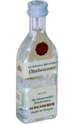 Obstwasser 38% 30ml Schladerer miniatura etik1