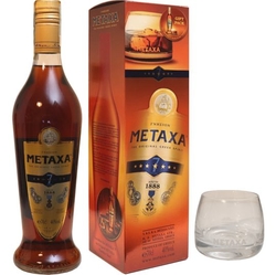 Metaxa 7* 40% 0,7l 1x sklenička