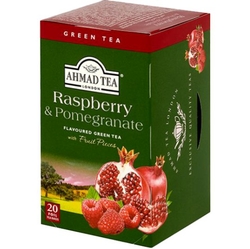 čaj Green Tea Raspberry a Pomegranate 20x2g Ahmad