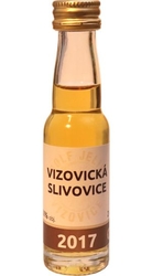 Slivovice Vizovická 2017 50% 20ml miniatura