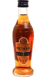 Metaxa 7* 40% 50ml miniatura etik3