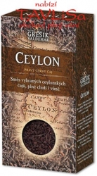 čaj Černý Ceylon 70g sypaný Grešík