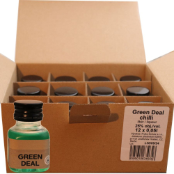 Green Deal Peppermint chilli 25% 50ml x12 mini