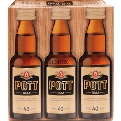 Rum POTT 40% 40ml x3 miniatury etik3