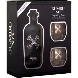 Rum Bumbu XO 40% 0,7l + 2x sklenička