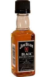 Whisky Jim Beam 43% 50ml Black 8Y miniatura etik2