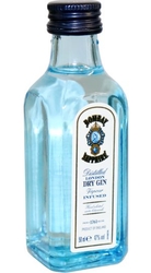 Gin Bombay Sapphire 47% 50ml miniatura etik4