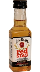 Whisky Jim Beam 40% 50ml Red miniatura etik2