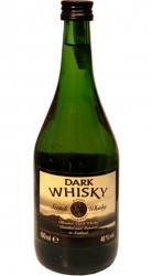 Whisky Dark Scotch 40% 100ml miniatura etik2