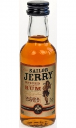Rum Caribbean Sailor Jerry 40% 50ml mini etik2
