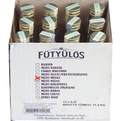 Likor Mézes Meggy 30% 0,5l x12 Futyulos