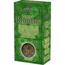 čaj Rooibos Zelený 70g sypaný Grešík etik2