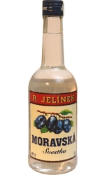 Švestka Moravská 40% 0,5l Rudolf Jelínek etik3