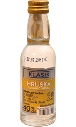 Hruška Kopaničiarska 40% 40ml miniatura etik2