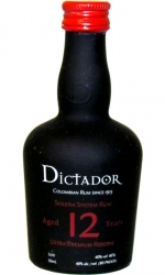 Rum Dictador 12 Years 40% 50ml miniatura