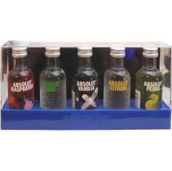 Vodka Absolut Sada č.3 50ml x 5ks miniatur