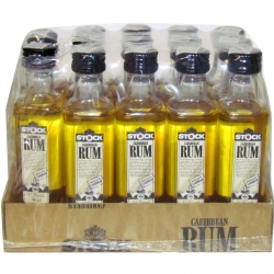 Rum Caribbean Stock 37,5% 50ml x15 miniatura