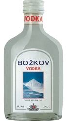 Vodka Božkov clear 37,5% 0,2l Placatice etik2