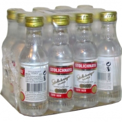 Vodka Stolichnaya 40% 50ml x12 miniatur