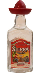 Tequila Sierra silver 38% 40ml miniatura etik4