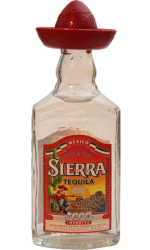 Tequila Sierra silver 38% 40ml miniatura etik4