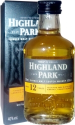 Whisky Highland Park 12 Years 40% 50ml Krabička