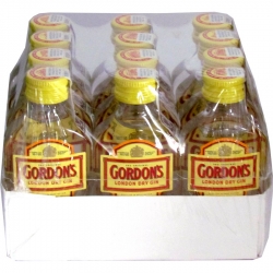 Gin Gordons London Dry 40% 50ml x12 PL miniatura