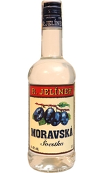 Švestka Moravská 40% 0,5l Rudolf Jelínek etik5