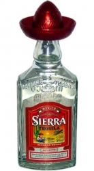 Tequila Sierra silver 38% 40ml miniatura