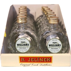 Pear Williams 42% 50ml budík x12 miniatur etik2