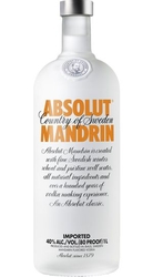 Vodka Absolut Mandrin 40% 1l etik2