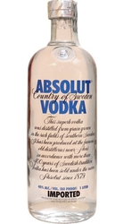 Vodka Absolut Clear 40% 1l