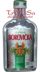 Borovička Albánská 38% 0,195l Herba Alko