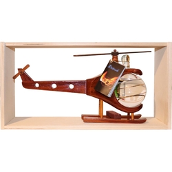 Dřevěná helikoptéra švestka 40% 0,2l bedýnka