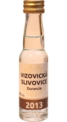 Slivovice Durancie 2013 50% 20ml miniatura etik2