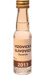 Slivovice Durancie 2013 50% 20ml miniatura etik2