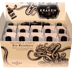 Kraken Rum Black Spiced 40% 50ml x15 Mini