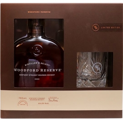 Whisky Woodford Reserve 43,2% 0,7l + 1 sklenice